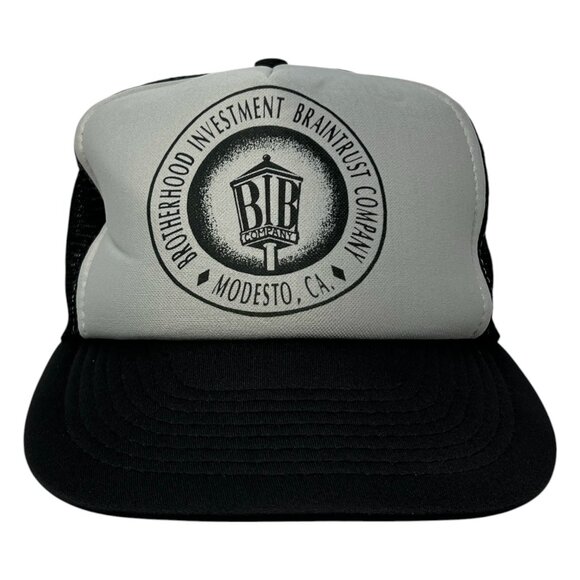 Brotherhood Investment Braintrust Co. Modesto CA Trucker Hat Otto Cap Snapback - Picture 11 of 13
